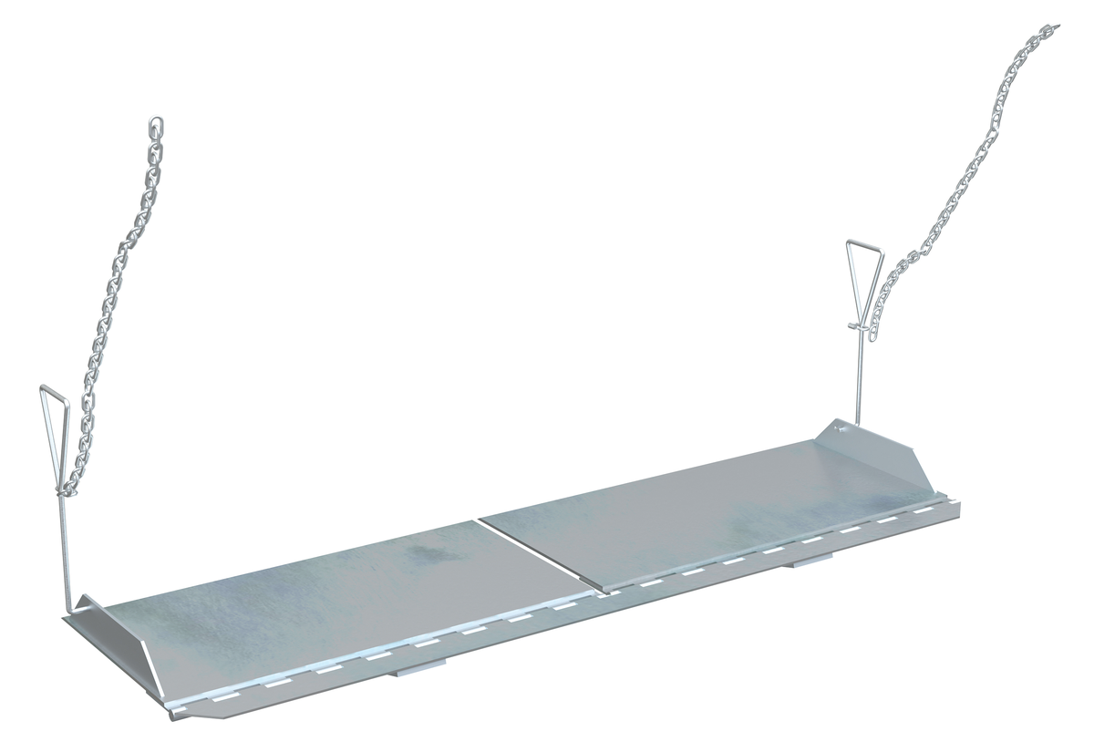 VESTIL PM-18BRIDGE-A Split Aluminium Hinged Bridge, 18 Inch Wide | AG8CVR