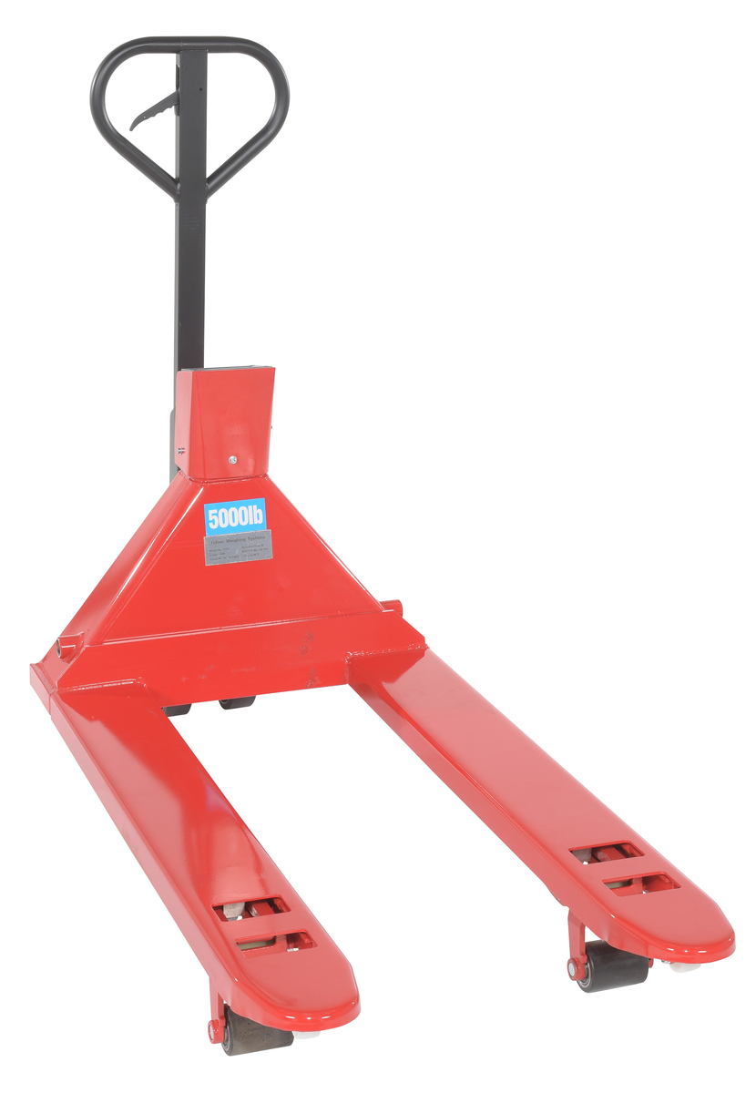 VESTIL PM-2746-TL-SCL-LP-PT Pallet Truck, Trade Legal Scale Printer, 27 x 46 Inch Size | CE3ELR