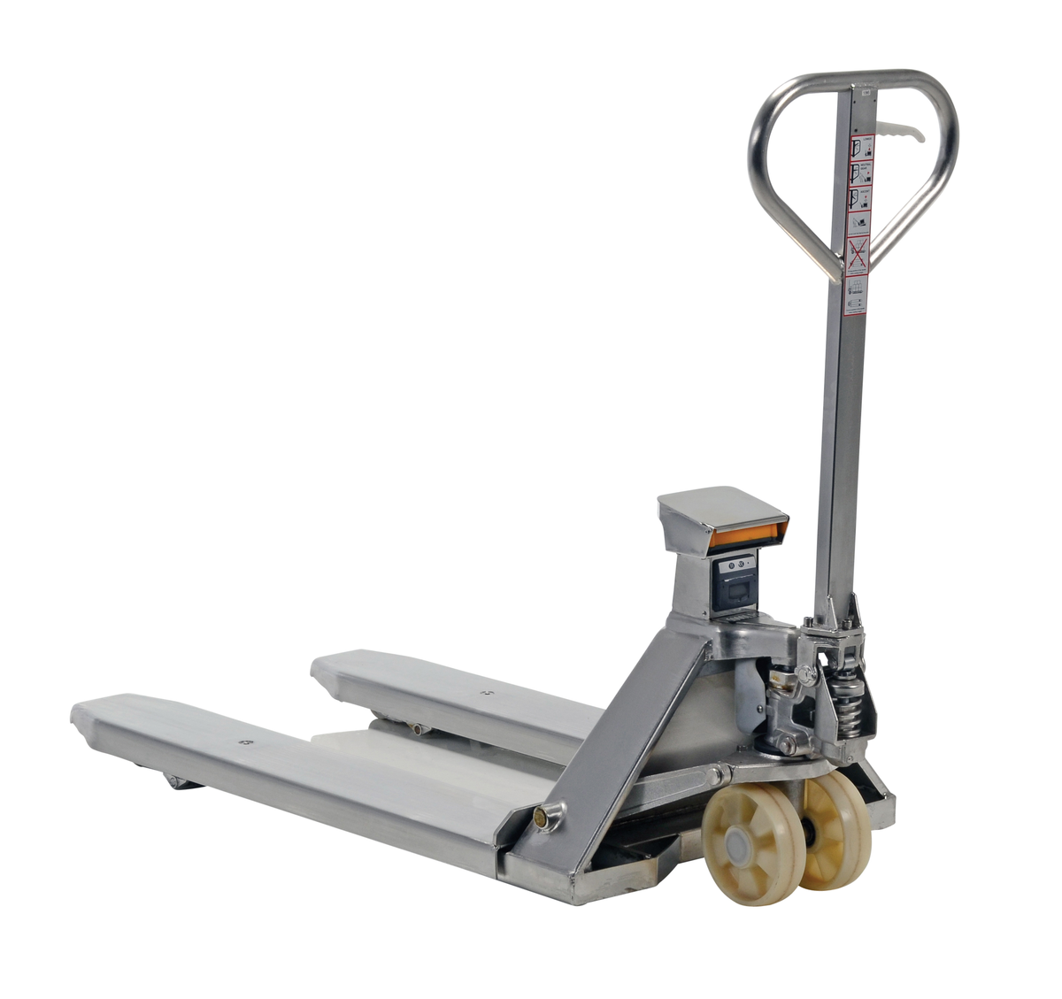 VESTIL PM-2748-SCL-LP-SS Stainless Steel Pallet Jack With Scale 5000lb 27 x 48 | CY7KRK