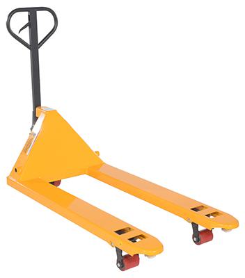 Pallet Truck, 61-11/16 Inch x 28-3/4 Inch x 48-5/8 Inch Size, 5500 Lb. Capacity, Yellow