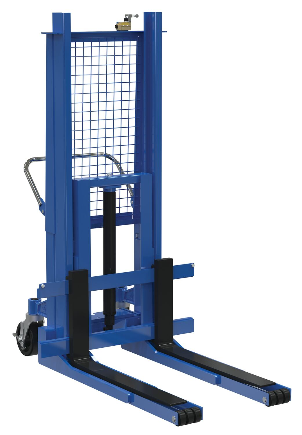 VESTIL PMSS-50-AIR Air/oil Rotary Foot Treadle Skid Stacker, 50 inch Raised height, 4000 Lb. Capacity | AG8DBD