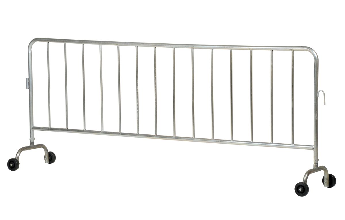 VESTIL PRAIL-102-G-WW Galvanised Barrier with 2 Wheels | AG7XMG