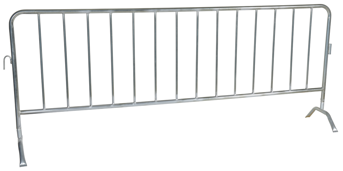 VESTIL PRAIL-102-G Galvanised Barrier with Curved Feet | AG7XMC