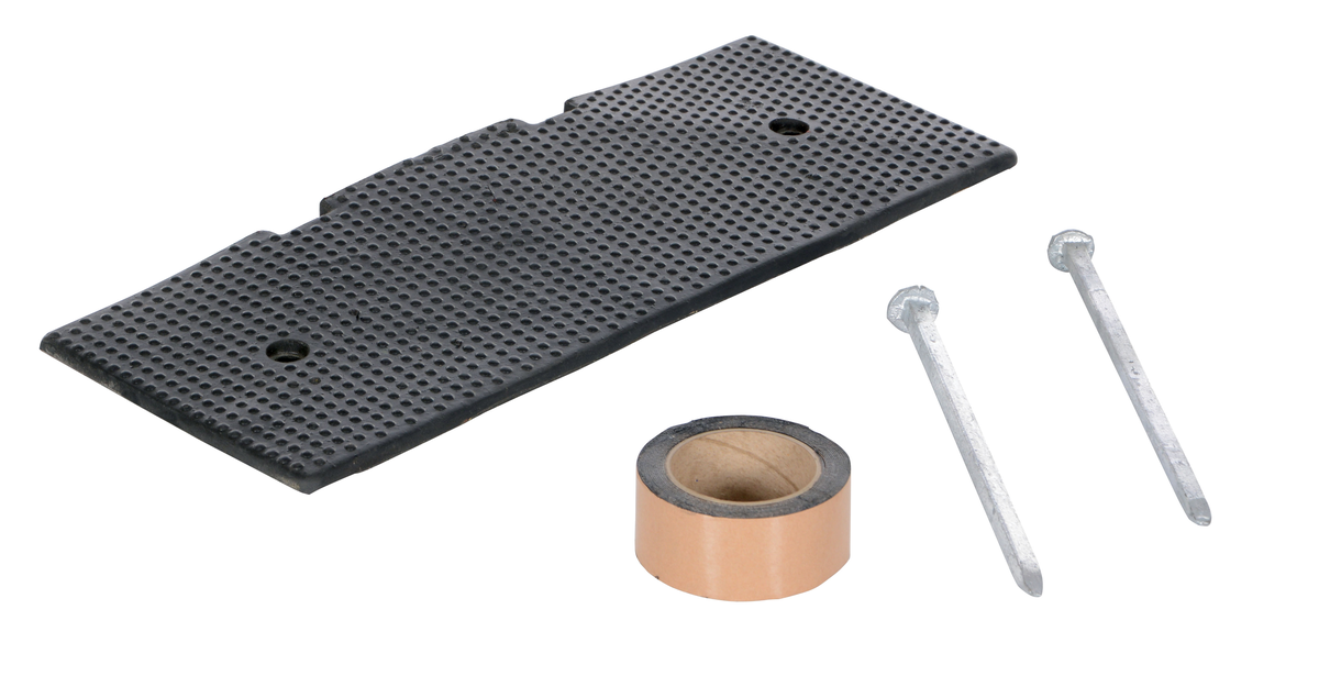 VESTIL RSH-108-EF-A Female End Cap, 23.5 Inch x 8.875 Inch Size, Asphalt Hardware | AG7YCK