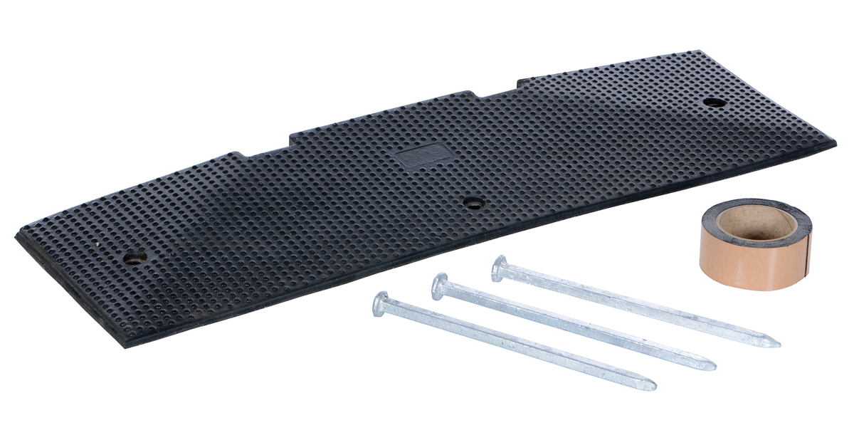 VESTIL RSH-120-EF-A Female End Cap, 35.25 Inch x 10.44 Inch Size, Asphalt Hardware | AG7YCV