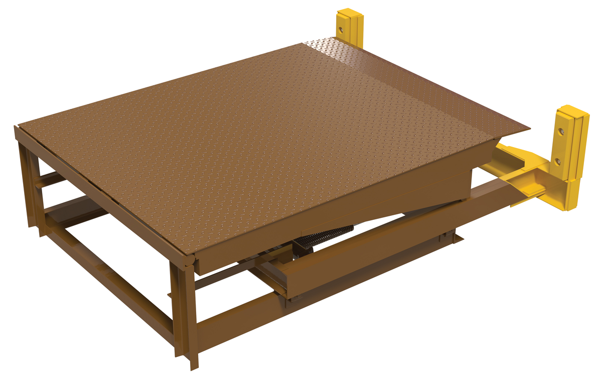 VESTIL RU-800-SCB Truck Actuated Dockleveler, 107 Inch x 88 Inch Size | AG7YDF