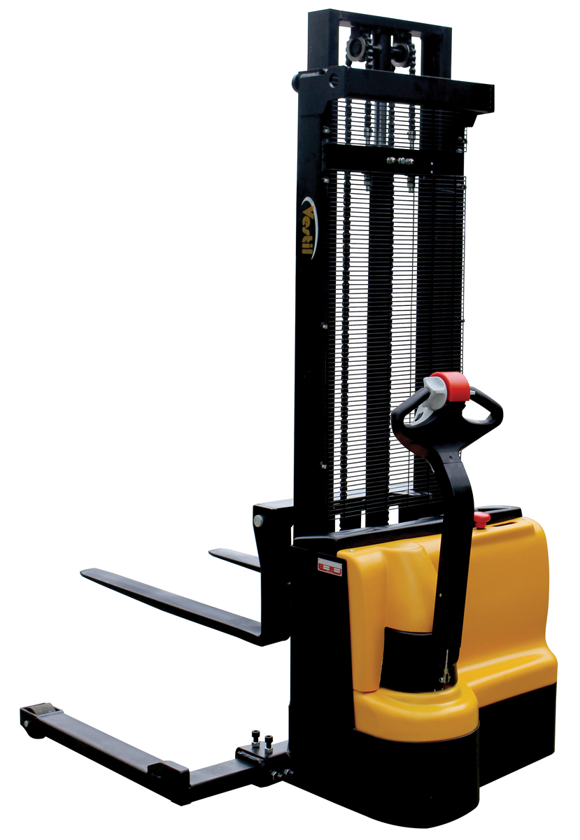 VESTIL S-118-AA-DM Stacker, Double Mast, 118 Inch Adjustable | AG7YDZ
