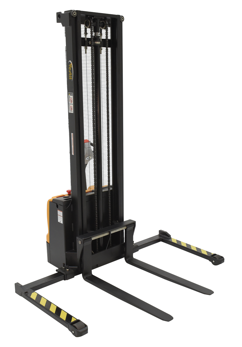 VESTIL S-150-AA-DM Stacker, Double Mast, 150 Inch Adjustable | AG7YEF