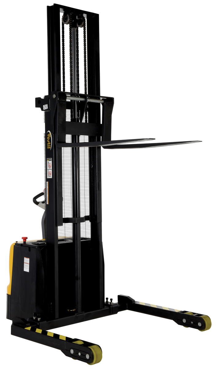 VESTIL S3-62-AA Adustable Stacker, Double Mast, 62 Inch Raised, 3000 Lb. capacity | AG7YEP