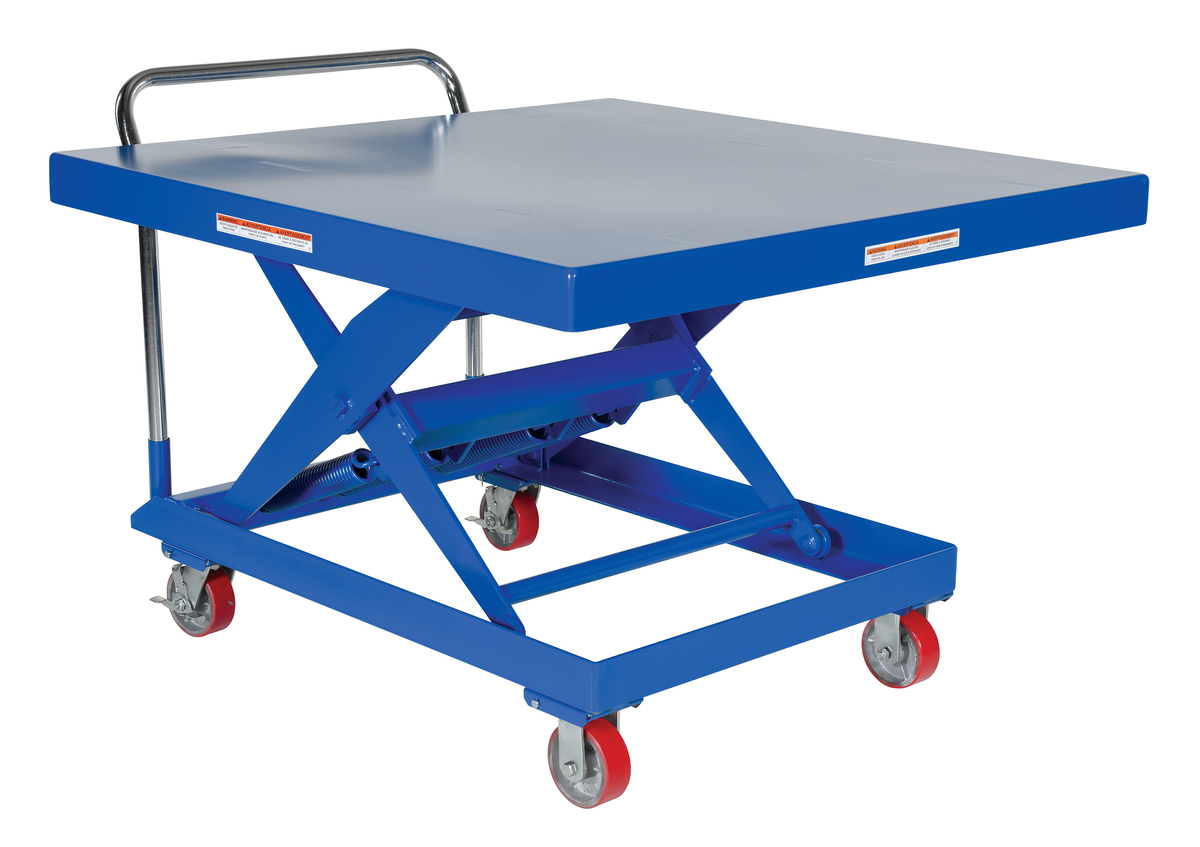 VESTIL SCSC-1000-4848 Steel Auto hite Cart, with 1000 Lb. Capacity, 48 Inch x 48 Inch Size | AG7YML