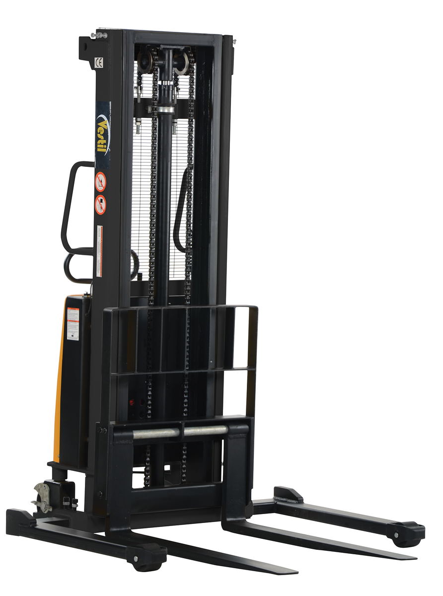 VESTIL SL-118-AA Adjustable Stacker, with Powered Lift, 118 Inch Size | AG7YWB