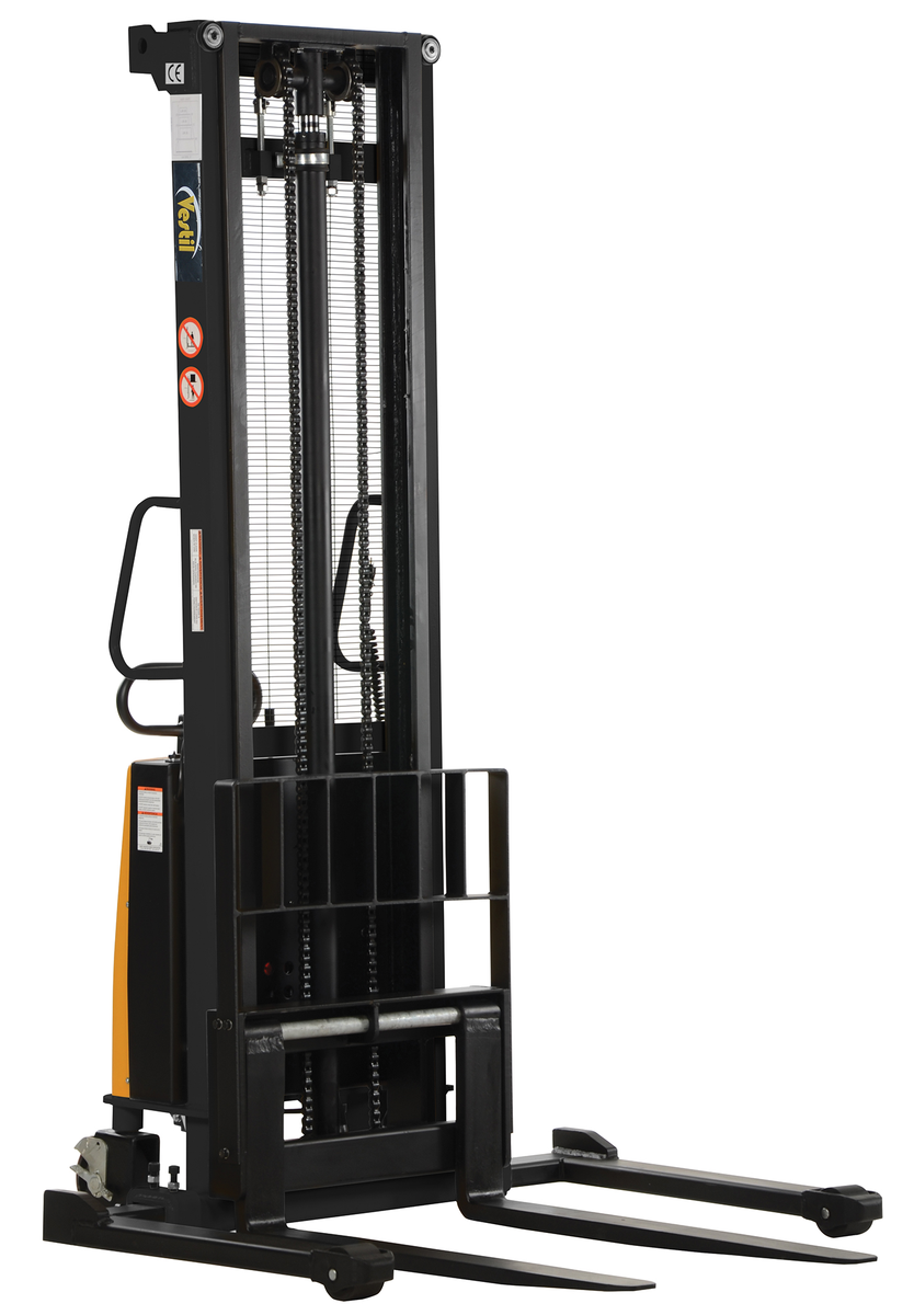 VESTIL SL-150-AA Adjustable Stacker, with Powered Lift, 150 Inch Size | AG7YWE