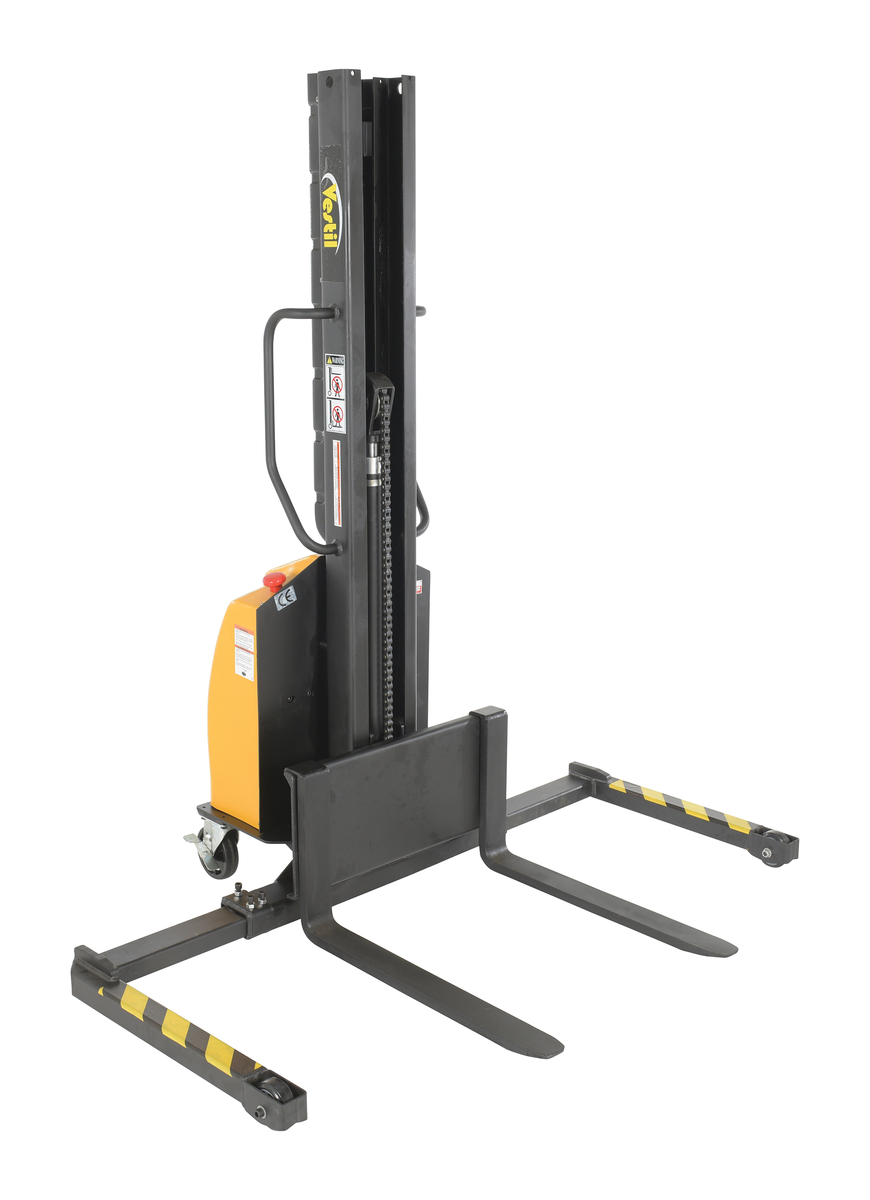 VESTIL SLNM-63-AA Stacker Powered Lift Adjustable Fork, 63 Inch Size, 1000 Lb., Capacity | AG7YXG