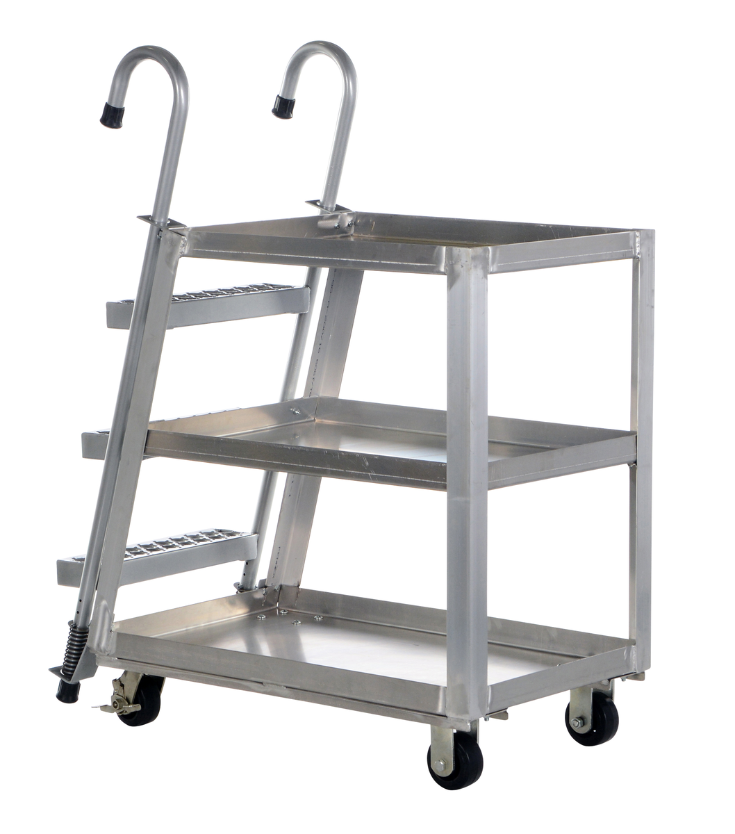 VESTIL SPA3-2840 Stock Picker, Aluminium, 28 x 40 Inch Size, 1000 Lb. Capacity | AG7YZM