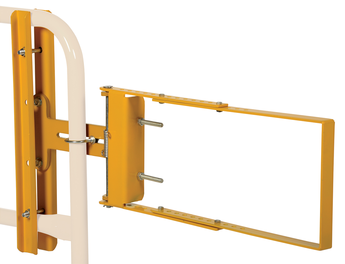 VESTIL SPG-40-Y Yellow Self-closing Gate, 24 Inch to 40 Inch Size | AG7ZAE