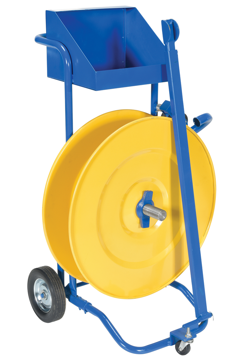 VESTIL STRAP-P2 Manual Pallet Probe Strapping Cart | AG7ZRX