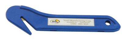 High Density Plastic Stretch Wrap Film Knife, 7 Inch x 2 Inch Size, Blue