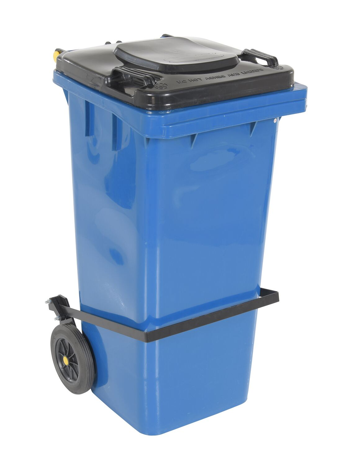 VESTIL TH-32-BLU-FL Blue Polyethylene Trash Can, 32 Gallon with Lid Lift | AG8ATE