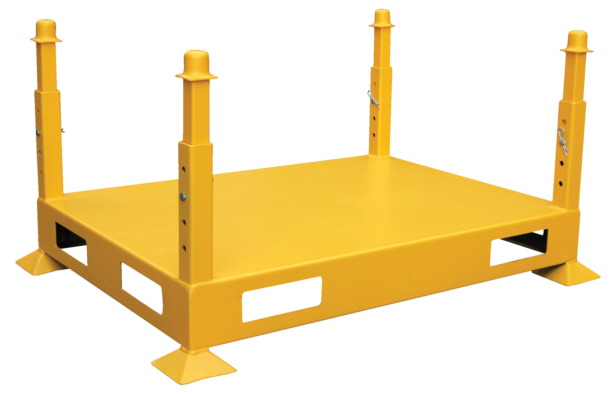VESTIL V-1 Versa Rack Base with Non-removable Post, 4000 Lb. Capacity | AG8BJE