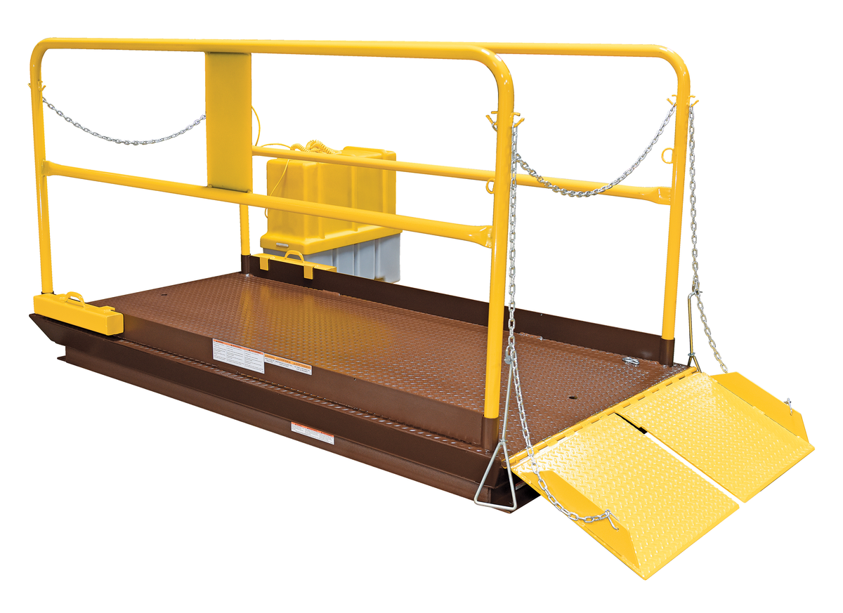 VESTIL WL-100-10-710 Premium Truck Scissor Dock Lift, 10000 Lb. Capacity, 7 Feet x 10 Feet, Steel | AG8CEP