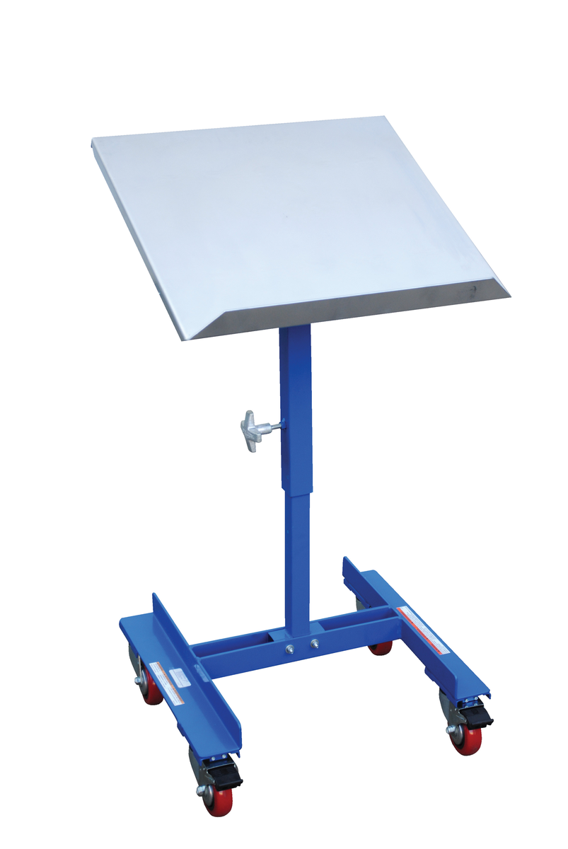 VESTIL WT-2221 Mobile Tilting Work Table, 150 Lb. Capacity, 22 x 21 Inch Size | AG8CNA