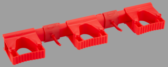 VIKAN 10114 Tool Wall Bracket, Red, Polyamide, Polypropylene, Tpe Rubber | CH6HMM 61JA45