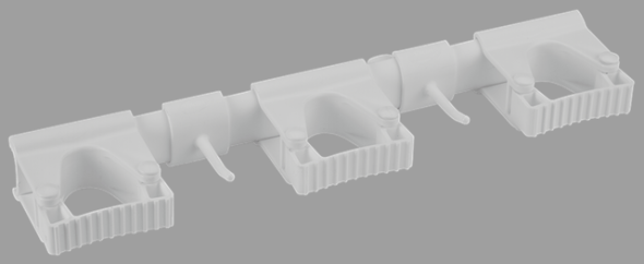 VIKAN 10115 Tool Wall Bracket, White, Polyamide, Polypropylene, Tpe Rubber | CH6HMN 61JA46