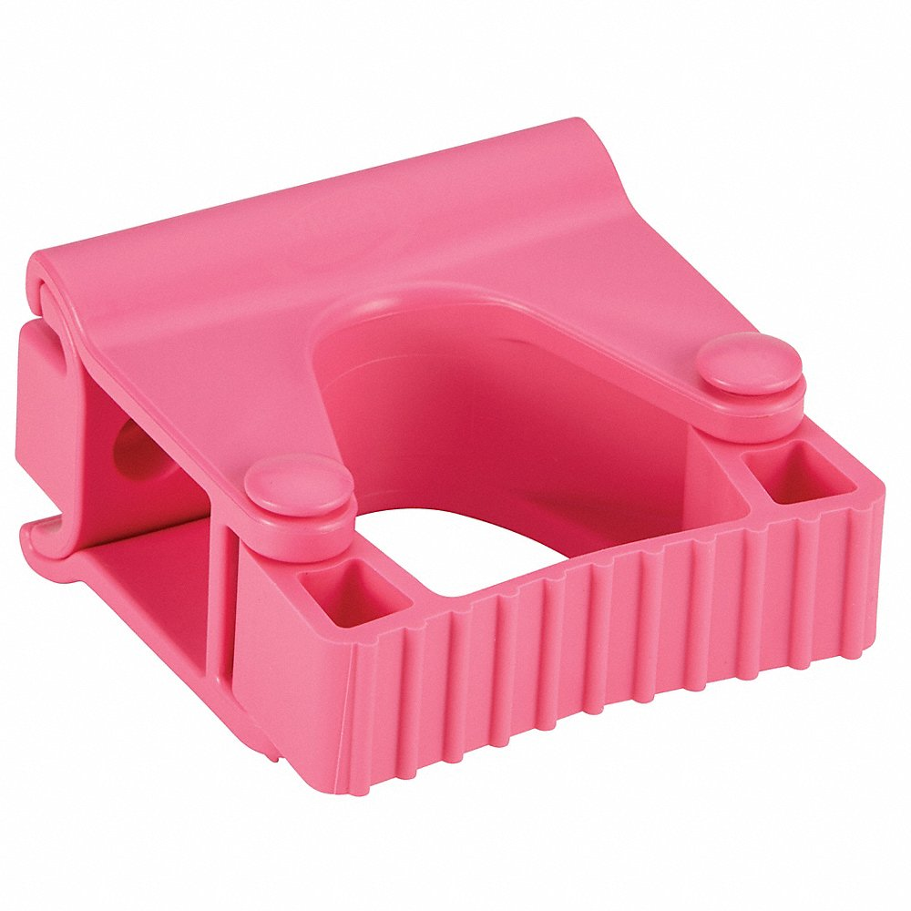 REMCO 10131 Wall Bracket, Grip Band Module, 3 Inch Size, PP/TPE/PAI, Pink | CM7PNX