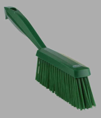 VIKAN 45892 Edge Bench Brush Green Medium 14 Inch | AF7WXN 22UM40