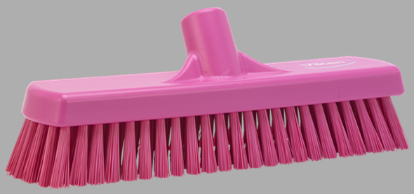 VIKAN 70601 Deck Scrub 3 x 12 Inch Length Stiff Pink | AF9PAZ 30PC56