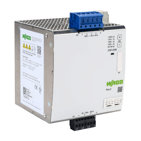 Switching Power Supply, 24 VDC At 40A/960W, 480 VAC Nominal Input, 3-Phase, Enclosed
