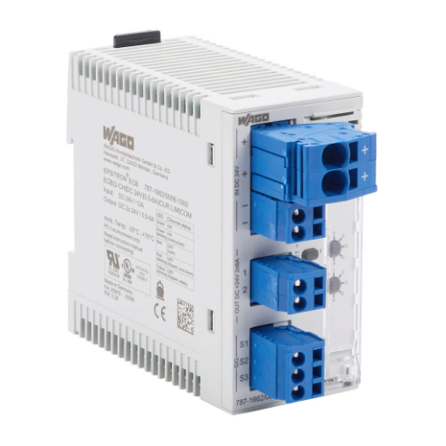 Electronic Circuit Protector, Current-Limiting, Adjustable 0.5-6A, 24 VDC