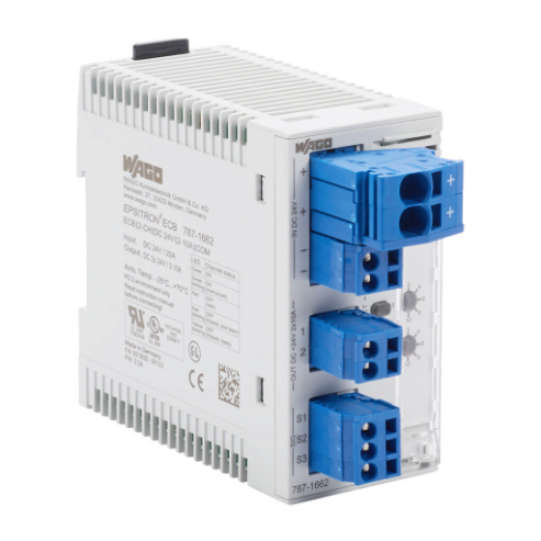 Electronic Circuit Protector, Adjustable 2-10A, 24 VDC, 2 Independent Channel