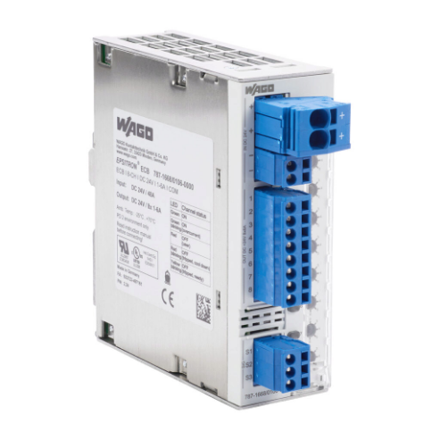 Electronic Circuit Protector, Adjustable 1-6A, 24 VDC, 8 Independent Channel