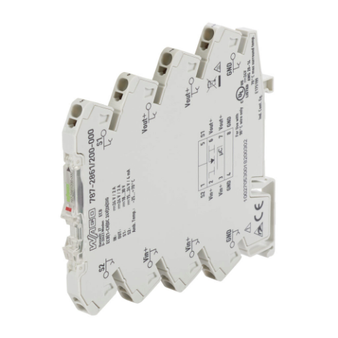 Electronic Circuit Protector, 2A, 24 VDC, 1 Channel, 35mm Din Rail Mount