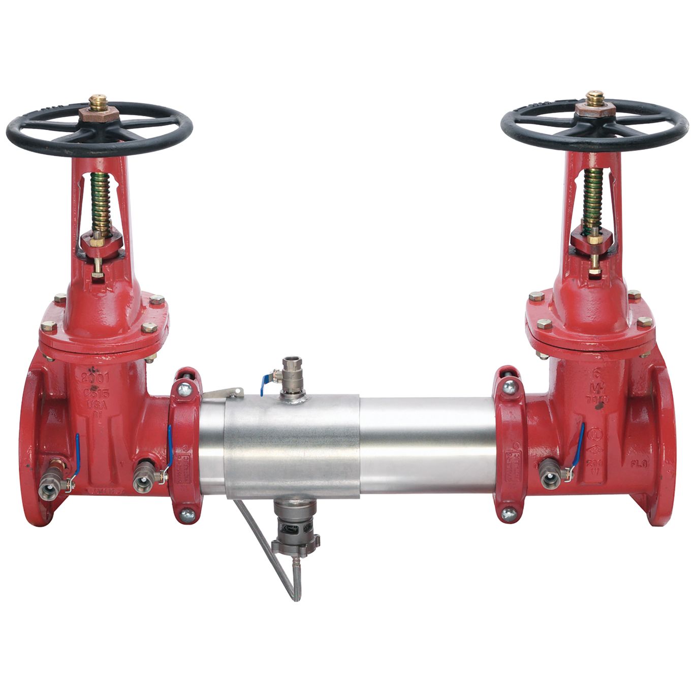 Reduced Pressure Zone Backflow Preventer, 4 Inch Size, Flanged, 304 Stainless Steel