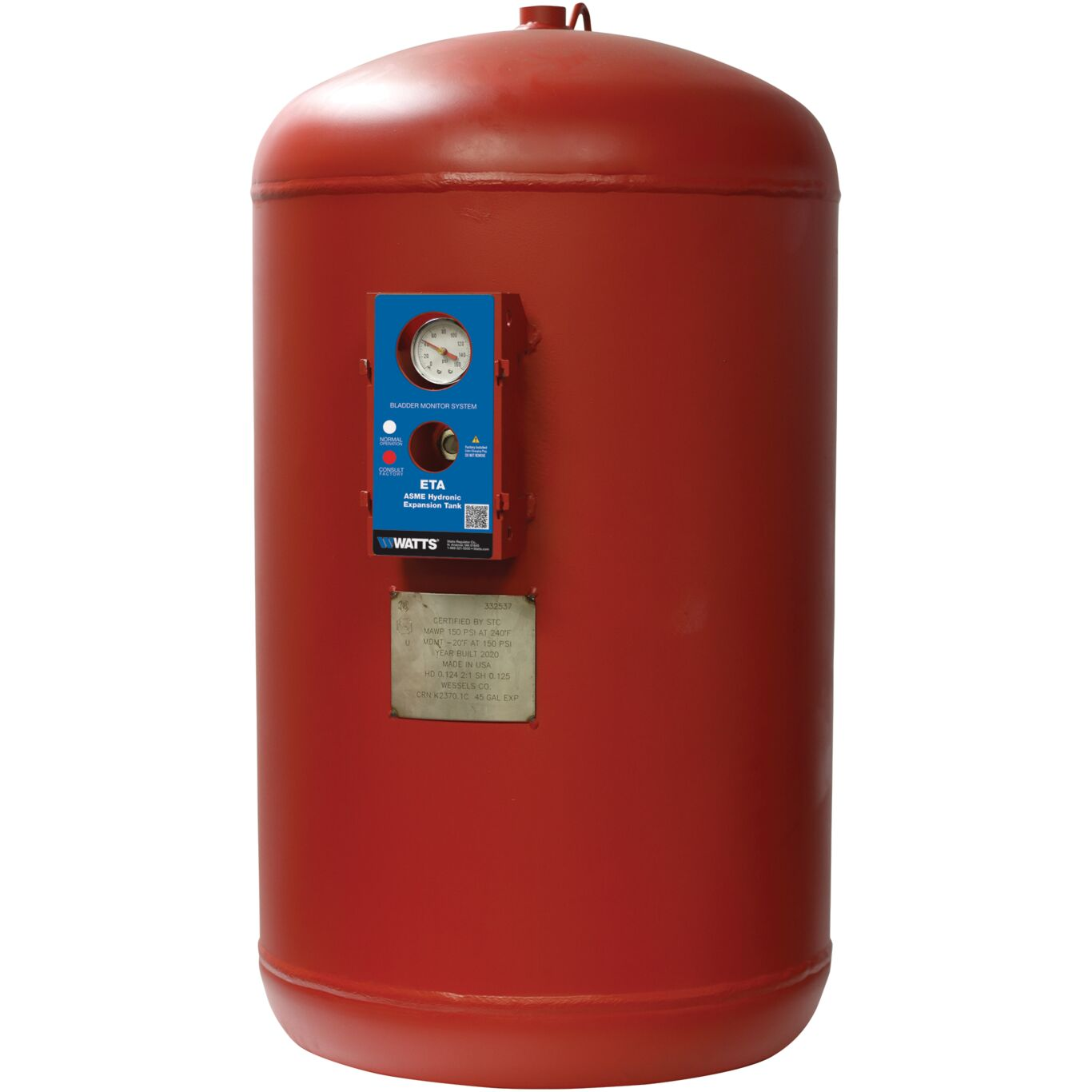 WATTS ETA-120 Non Potable Expansion Tank, 1 1/2 Inch Inlet, 48 Gallon Capacity | BP3WQV 0212006