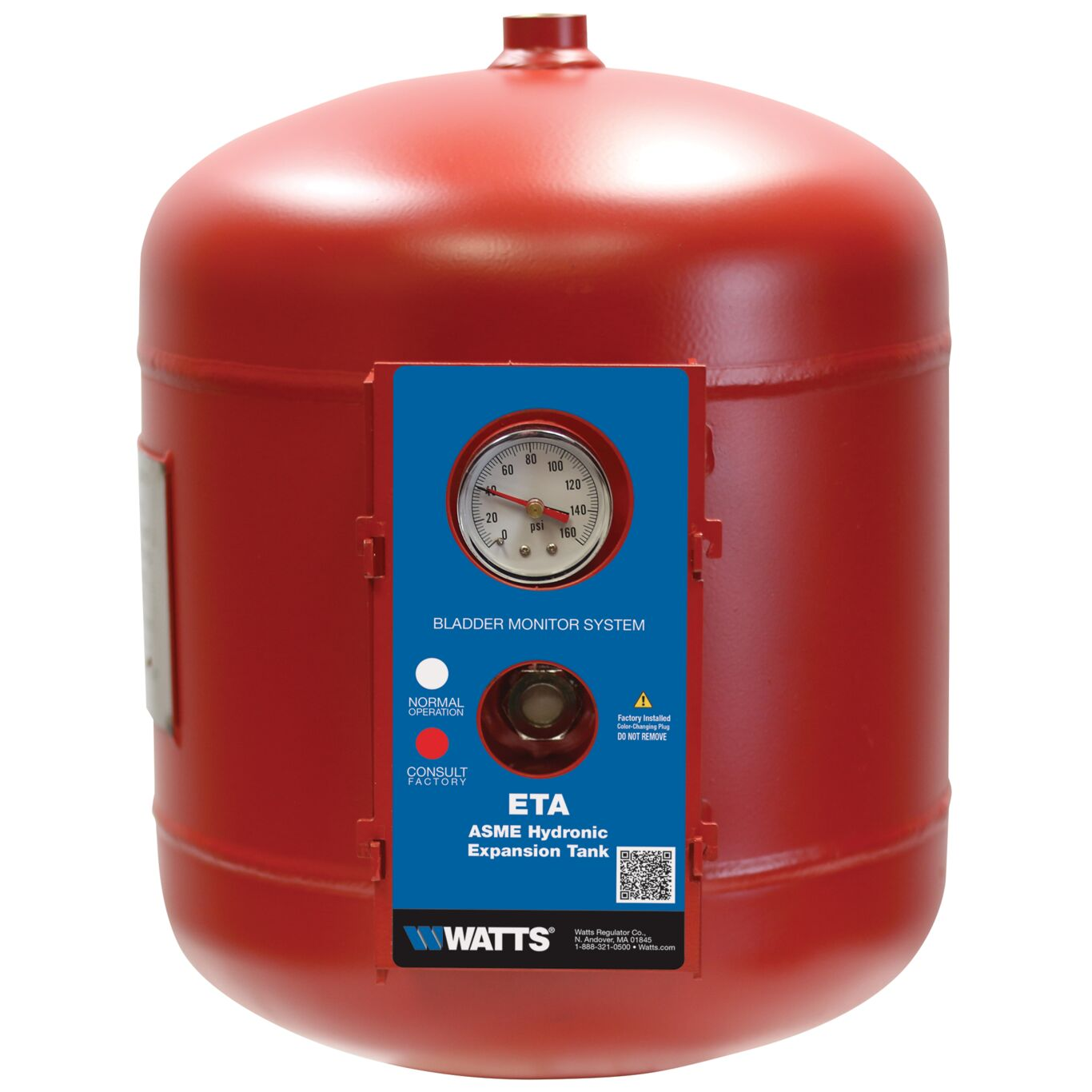 WATTS ETA-15 Non Potable Expansion Tank, 3/4 Inch Inlet, 2.5 Gallon Capacity | BP3WQG 0212000