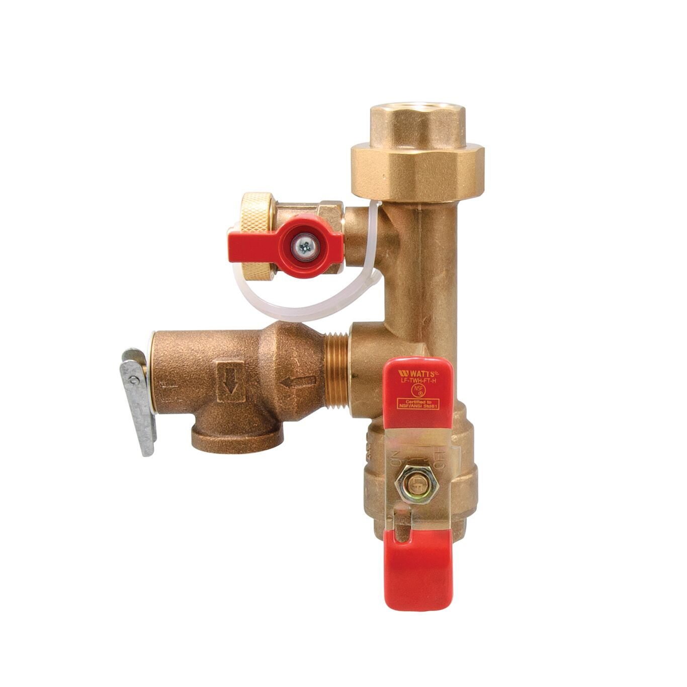WATTS LFTWH-FT-H 3/4 Tankless Water Heater Valve Set, Hot Water | BR7YMD 0100149