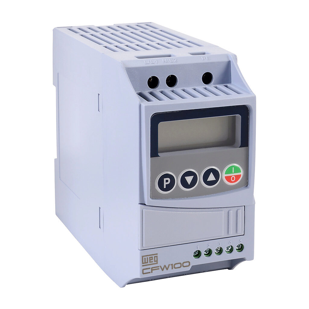 WEG CFW100A01P6S220G2 AC Micro Drive, Enclosed, 230 VAC, 1/4Hp With 1-Phase Input | CV6LCF