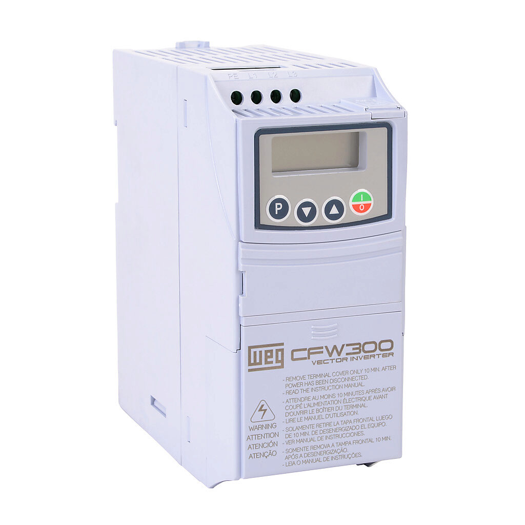WEG CFW300A01P6T2NB20 Vector Drive, Three Phase, 208-240V | BB8NBF