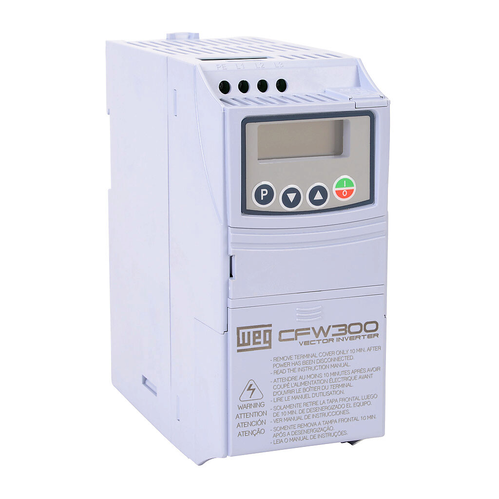 WEG CFW300A02P6T2NB20 Vector Drive, Three Phase, 208-240V | BB8NBH