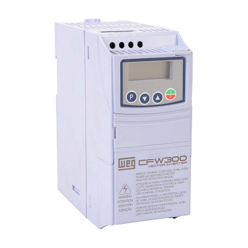 WEG CFW300A06P0T2NB20 Vector Drive, Three Phase, 208-240V | BB8NBM