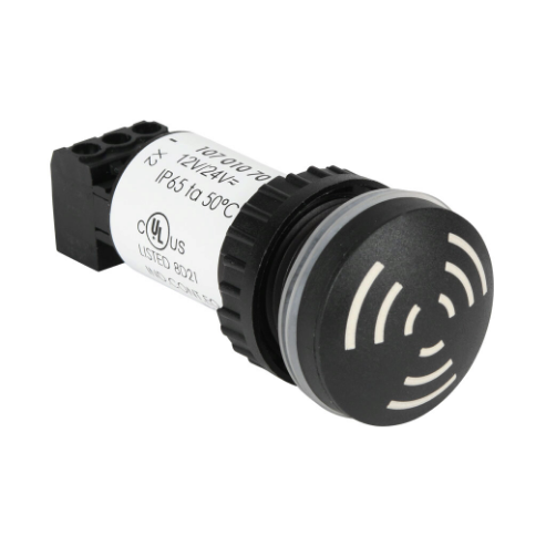 WERMA 10701070 Buzzer, 24VAC/DC, 80 dB Decibels, Indoor/Outdoor, Wall, 2.4063 Inch Height | CU9VZD 792XV6