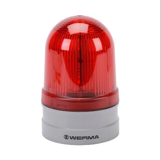 Đèn hiệu tín hiệu công nghiệp LED, 85mm, Màu đỏ, Xoay, IP66, Gắn mô-đun, 12/24 VAC/VDC