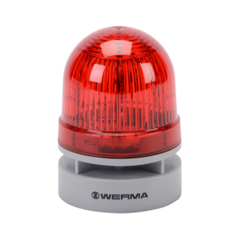 WERMA 46011074 LED Audible-Visual Signal Beacon, 95 Db At 1m, Continuous/Pulse Tone | CV6MJQ