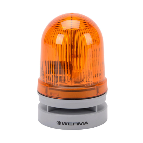 WERMA 46132070 LED Audible-Visual Signal Beacon, 110 Db At 1m, Selectable Tone | CV6MLJ