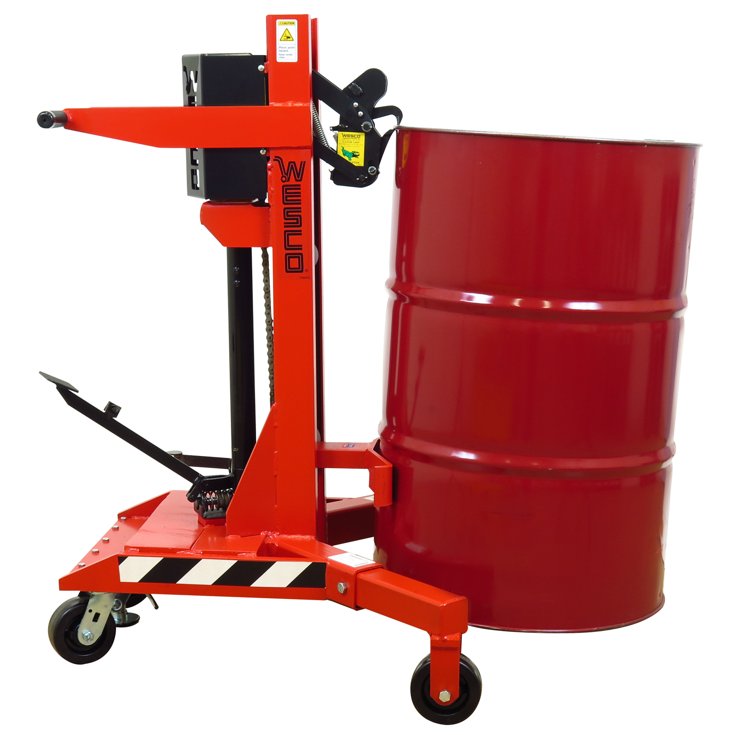 WESCO 240150 DM-1100 Ergonomic Drum Handler, 20 Inch Lift, 1100 lb Load Cap | AE2YRY 4ZZ78 / DM-1100