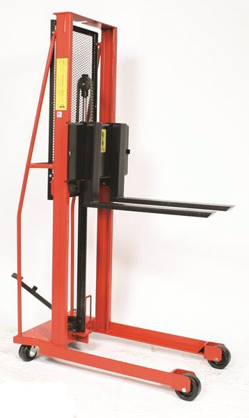 WESCO 260053 Manual Stacker, 1000 Lbs Capacity, 56 Inch Lift | AF4AKB 8N802 / ESFL-56-30S