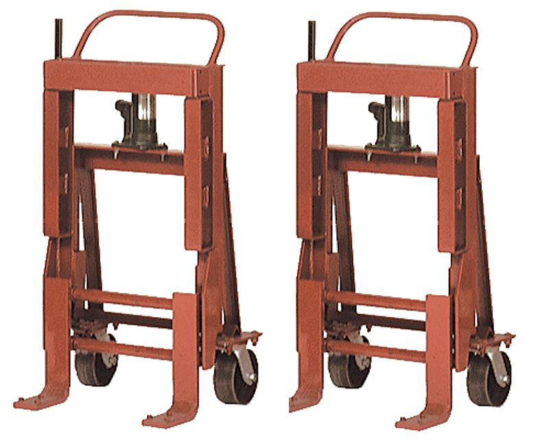 WESCO 260138 Rais-n-rol Machinery Mover, Steel Wheels, 6000 Lbs Capacity, 43-5/8" | AG7JVQ RNR-64